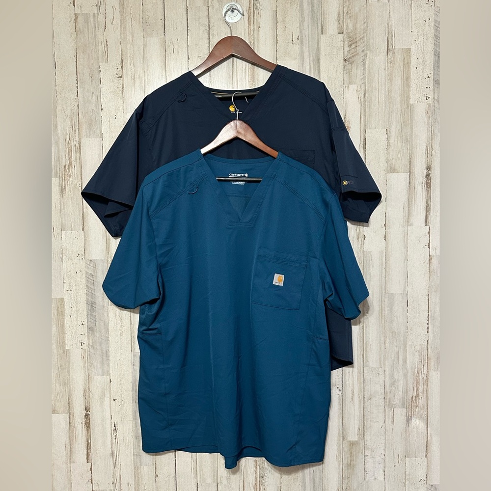 Bundle of 2 Carhartt Force Scrub Tops